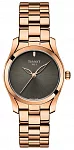 Tissot T-Wave Rose Gold PVD Bracelet Grey Dial T112.210.33.061.00