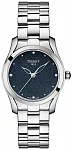 T-Wave Steel Bracelet Blue Dial Diamonds