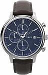 Chicago Chronograph 45mm Leather Strap