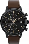 Chicago Chronograph 45mm Leather Strap