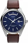 Timex Legacy Day-Date 41mm Brown Leather Strap TW2W57200