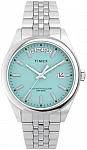 Legacy Day-Date 36mm Stainless Steel Bracelet Ice Blue