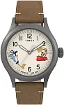 Timex Looney Tunes Road Runner and Wile E. Coyote x Expedition Scout 40mm Leather Strap Indiglo TW2Y99400
