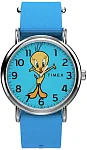 Timex x Looney Tunes Tweety Bird Weekender 38mm Fabric Strap TW2Y99500