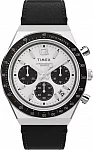 Q Timex Chronograph 40mm Leather Strap