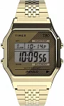 T80 34mm Stainless Steel Gold PVD Bracelet Indiglo