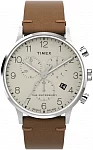 Waterbury Classic Chronograph 40mm Leather Strap Indiglo