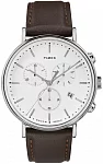 Weekender Chronograph 40mm Leather Strap Indiglo