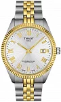 Tissot Ballade Powermatic 80 COSC Chronometer 39mm Silver Dial Yellow Gold PVD T156.408.22.033.00