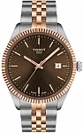 Tissot Ballade Quartz 40mm Brown Dial Bicolor Rose Gold PVD T156.410.22.291.01
