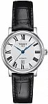 Carson Lady Automatic Black Strap White Dial