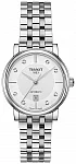 Carson Lady Automatic Steel Bracelet White Dial Diamonds