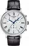 Carson Quartz Chrono Brown Strap Silver Dial
