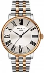 Carson Quartz Steel Bracelet Silver Dial Rose Gold PVD