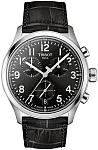 Tissot Chrono L Black Leather Strap Black Dial T116.417.16.052.00