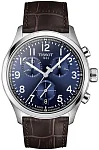 Tissot Chrono L Black Leather Strap Blue Dial T116.417.16.042.00