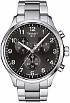 Chrono XL Classic Steel Bracelet Black Dial