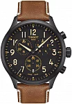 Chrono XL Pilot Black Strap Black Dial Black PVD