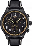 Chrono XL Pilot Black Strap Black Dial Black PVD
