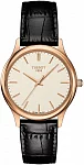 Excellence Lady Rose Gold Black Leather White Dial