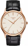 Excellence Rose Gold Black Leather Beige Dial