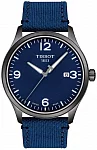 XL Quartz Grey PVD Blue Strap Blue Dial