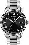 XL Quartz Steel Bracelet Black Dial