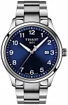 XL Quartz Steel Bracelet Blue Dial