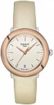 Glendora Lady White Dial 18k Gold Bezel
