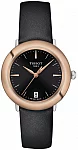 Glendora Lady Black Dial 18k Gold Bezel