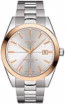 Gentleman Silver Dial Powermatic 80 18k Gold Bezel