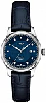 Tissot Le Locle Lady Blue Leather Strap Diamonds T006.207.16.046.00