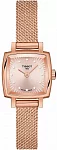 Lovely Square Mesh Silver Dial Rose Gold PVD Diamonds
