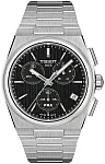 Tissot PRX 41 Chrono Steel Bracelet Black Dial T137.417.11.051.00