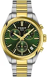 Tissot PR 100 Chrono Green Dial Bicolor PVD T150.417.22.091.00