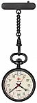Pocket Pendants Nurse Watch Pulsometer Black PVD