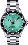 Tissot Seastar 1000 Quartz 40mm Turquoise Dial Steel Bracelet T120.410.11.091.00