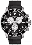 Tissot Seastar 1000 Quartz Chrono 46mm Black Rubber Black Dial T120.417.17.051.00