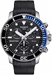 Seastar 1000 Quartz Chrono 46mm Black Rubber Black Dial
