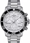 Tissot Seastar 1000 Quartz Chrono 46mm Steel Bracelet Silver Dial T120.417.11.031.00