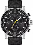 Supersport Chrono Black Dial Black Hybrid Strap