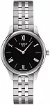 Tradition Lady Ultra Fine Steel Bracelet Black Dial