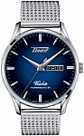 Visodate 1957 Automatic Powermatic 80 Blue Gradient Dial Mesh