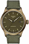 XL Automatic Brown Leather Black Dial Bronze PVD