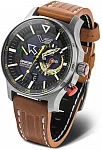 Vostok Europe Expedition Northpole Solar Chrono Date Brown Leather Straps Set VS57-595A735