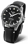 Vostok Europe N1 Rocket Automatic Date Black Leather Strap NH35A-125A747