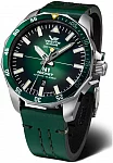 Vostok Europe N1 Rocket Automatic Date Green Leather Strap NH35A-225A710