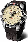 Vostok Europe N1 Rocket Automatic GMT Date Leather Strap NH34-225A713