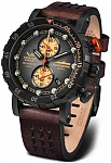 Vostok Europe Nuclear Submarine Quartz SSN 571 Black Leather Straps Set VK61-571C611