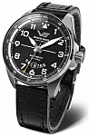 Vostok Europe Space Race Automatic Black Leather Strap NH35A-325A745